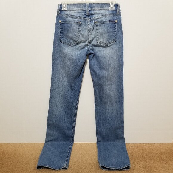 7FAM jeans 26 The Modern Straight whiskered stretch denim AU0377996S 055165 - Picture 2 of 16